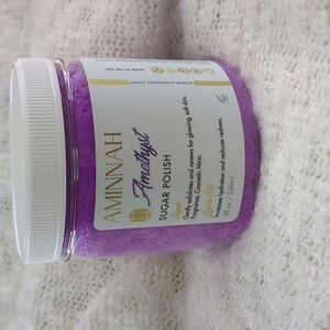 Aminnah Skincare Amethyst Sugar Scrub, 236ml/8fl oz